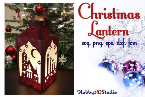 Christmas Lantern SVG Templates for Modern Publishing
