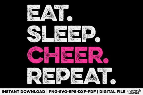 Eat Sleep Cheer Repeat Cheerleader Shirt: T-Shirt Designs Review