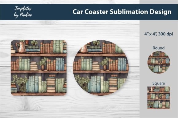 Library Book Car Coaster Sublimation Review
