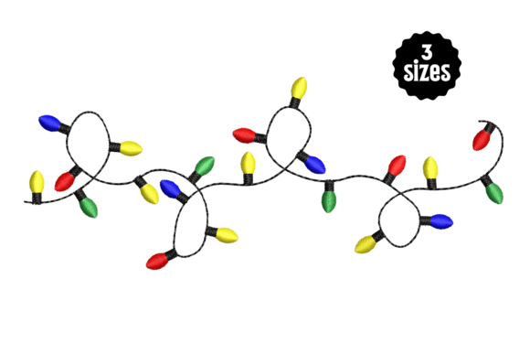 Multicolor Christmas String Fairy Lights for Brand Design