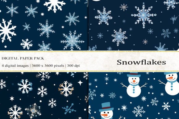 Snowflakes Digital Papers: A Designer's Real-World Embroidery Review