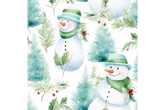 Snowman Seamless Pattern Review for Handmade Products and Patterns